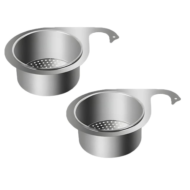 Stainless Swan Sink Strainer Basket Swan Drain Basket For Kitchen Sink Side Kitchen Sink Swan Drain Strainer Basket Corner Multifunctional Drain Basket For Fruit Vegetabl