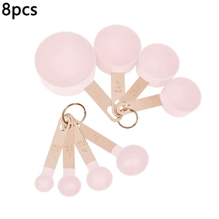 ACDANC 8Pcs/Set Stainless Steel Measuring Cups Spoons Kitchen Baking Cooking Tools Set