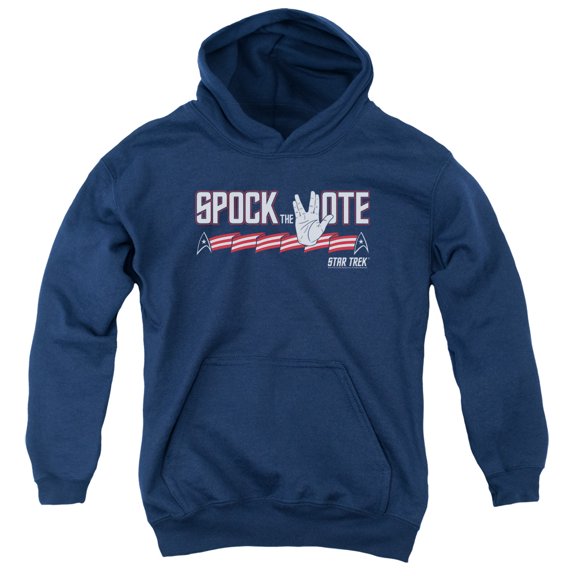 Star Trek - Spock The Vote - Youth Hooded Sweatshirt - Small