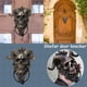 thumbnail image 4 of Hueso Demonio Puerta Aldaba Cabeza Hueso Pared Colgante Arte Estatua Puerta Aldaba Personalidad Artesanías De Resina Para La Decoración Del Jardín Del Hogar Noticed HA043864-01, 4 of 6