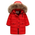 thumbnail image 2 of PINQI Kids Winter Waterproof Parka Coats Kids Padded Quilted Puffer Jackets Boys Girls Insulated Snow Ski down Outwear, 2 of 4