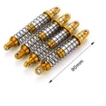 thumbnail image 5 of QualitChoice Front Rear Shock Absorber For UTB18 Buggy Rc Front Rear Shock Absorber Aluminum Alloy Wear-resistant RC Car Accessories Golden, 5 of 5