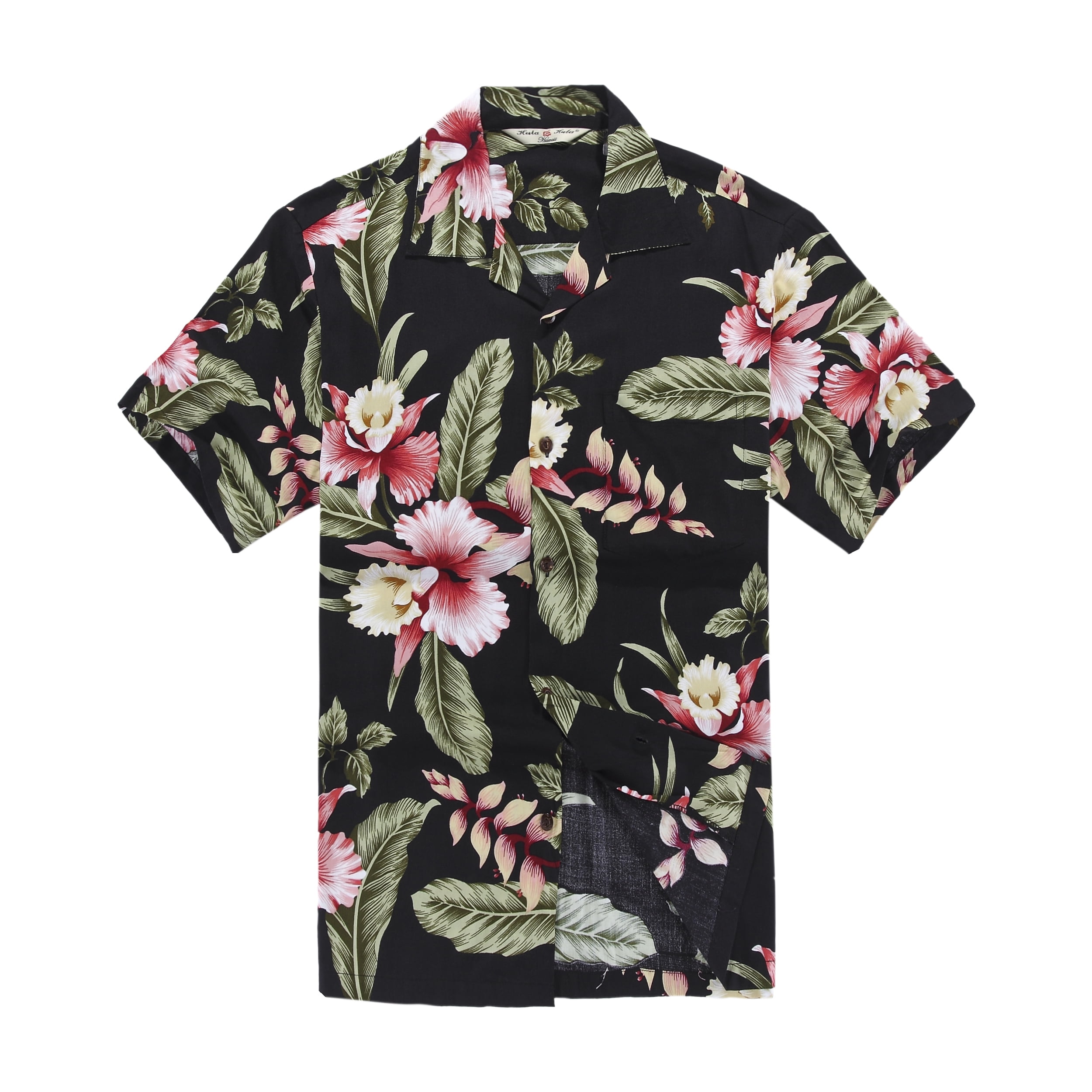 Hawaii Hangover - Men's Hawaiian Shirt Aloha Shirt M Black Rafelsia ...