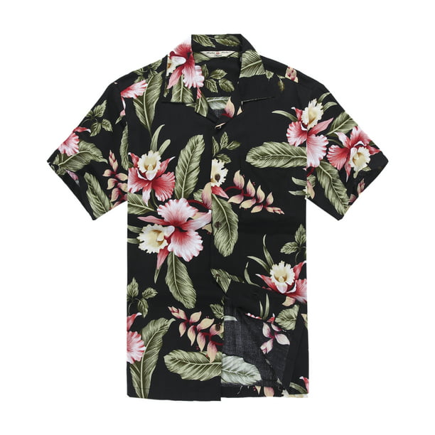 Hawaii Hangover - Men's Hawaiian Shirt Aloha Shirt 4XL Black Rafelsia ...