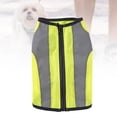 thumbnail image 4 of Frogued Warm Waterproof Pet Dog Clothes Reflective Strap Zipper Vest Jacket Safe Outfit (Flourescent Green,XL), 4 of 13