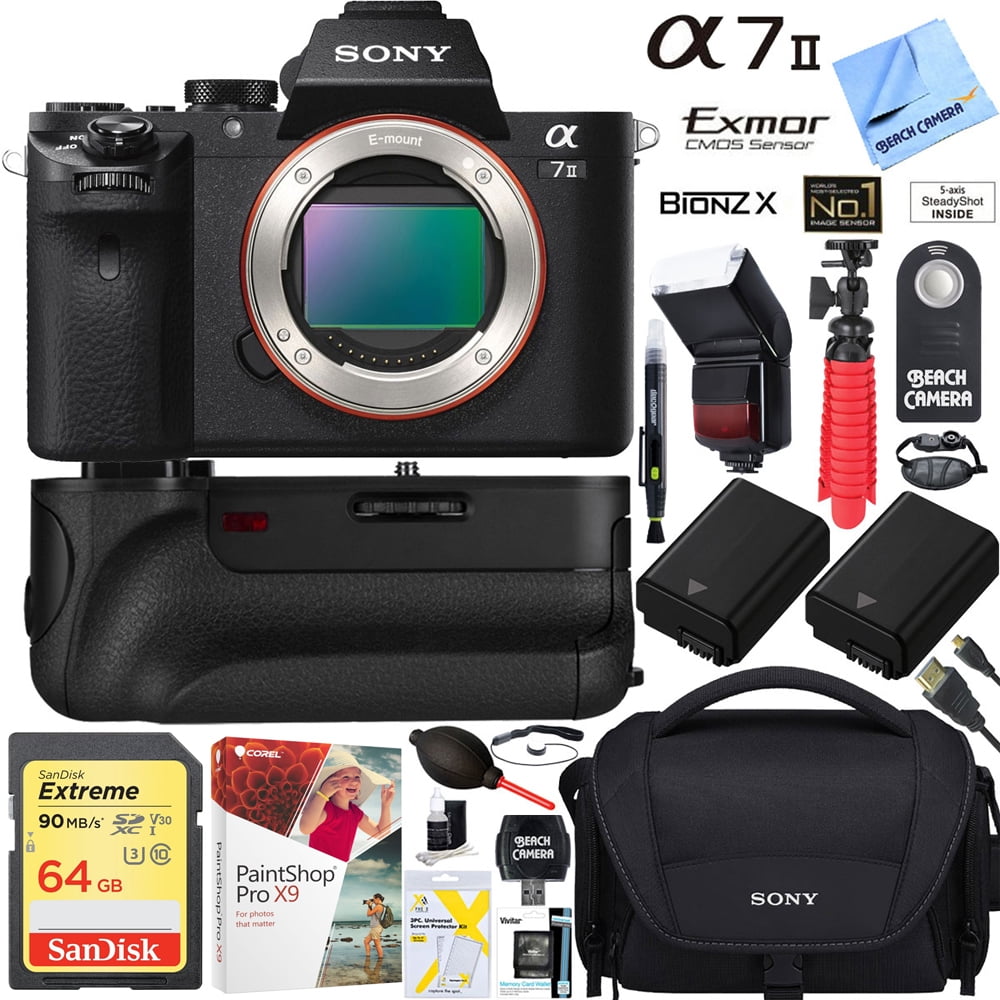 Sony Alpha a7II Mirrorless Interchangeable Lens Camera Body Bundle with