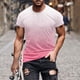 thumbnail image 2 of Camisetas de Manga Larga para Hombres Imprimir Camiseta de Cuello Redondo, Top de Manga Corta Casual para la Primavera Y el Verano, 2 of 5