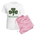 thumbnail image 6 of CafePress - Mccann Shamrock Women's Light Pajamas - Women's Short Sleeve Print T-Shirt and Pants Light Cotton Pajama Set, 6 of 7