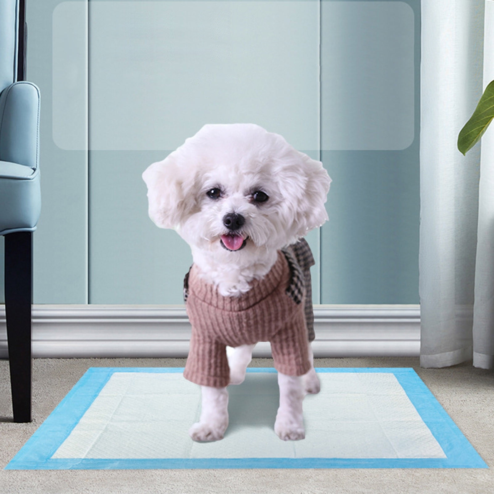 Puppy Potty Training Pads 20-Count - Extra Thick 6-Layer Dog Pee Pads | Leak-Proof Disposable Pet Pads for Indoor Use | Great for Puppies, Senior Dogs & Housebreaking
