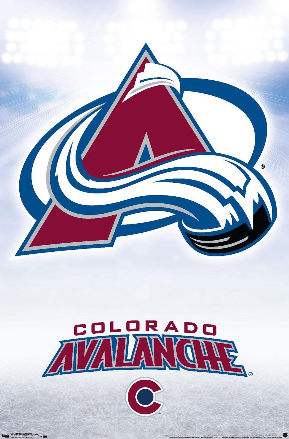 NHL Colorado Avalanche - Logo 17 Wall Poster, 22.375" x 34" Framed