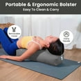 thumbnail image 3 of Sol Living Yoga Bolster Pillow Cotton Meditation Cushion Meditation Accessories for Restorative Yoga Meditation Pillow Rectangular Yoga Pillow Firm Body Pillow Bolster Pillow for Legs Removable Cover, 3 of 6
