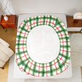 thumbnail image 5 of Castle Fairy Teens Gingerbread Man 4pcs Bed Sheets,Geometric Plaid King Sheets,Merry Christmas Super Cozy Sheet Set,Lightweight Room Decor, 5 of 7