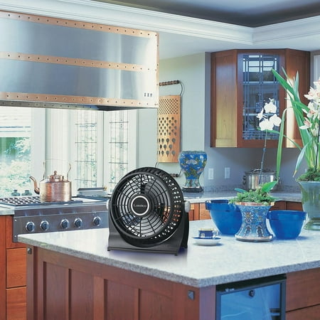 Lasko - 8 in. Breeze Machine® Fan with 3 Speeds - Black
