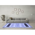 thumbnail image 3 of Ahgly Company Machine Washable Indoor Rectangle Abstract Blue Modern Area Rugs, 8' x 12', 3 of 4