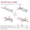 thumbnail image 4 of Pink 60" Artificial Pencil Christmas Tree with Auto Open - Slim Holiday Tree for Home Decor & Party, 22.8" Base, 4 of 7
