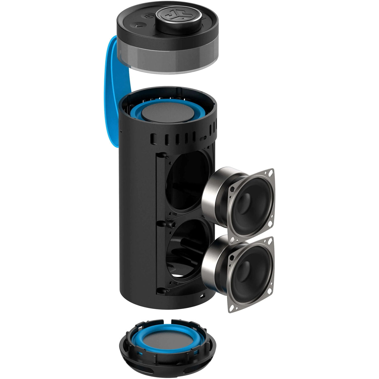 Restored JLab Go Party Bluetooth Portable Speaker 10W Up to 16 Hours Battery EQ3 sound Black SBGORBLK82