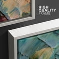thumbnail image 4 of wall26 Framed Canvas Print Wall Art Set Blue, Orange, Green &amp; Pink Paint Collage Abstract Shapes Illustrations Modern Art Chic Colorful Ultra for Living Room, Bedroom, Office - 24"x36"x, 4 of 5