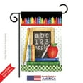 thumbnail image 2 of Breeze Decor BD-SE-G-115116-IP-BO-DS02-US School Chalk Board Special Occasion - Everyday School & Education Impressions Decorative Vertical Garden Flag - 13 x 18.5 in., 2 of 4