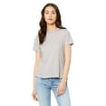 thumbnail image 1 of BELLA+CANVAS T-Shirt Décontracté à Manches Courtes en Chiné CVC pour Femmes, 1 of 3