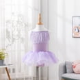 thumbnail image 6 of Girls Camisole Tutu Leotard with Sparkle Mesh and Bow Straps,Ballet Dance Dress, 6 of 8