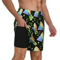 thumbnail image 2 of KLL Watercolor St Patrick Day for Mens Swim Trunks Quick Dry Swim Shorts with Built-in Compression Liner Funny Swimwear Bathing Suits-Medium, 2 of 6