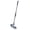 Blue, variant on Handheld Crevice Cleaning Brush with Extendable Pole - Multipurpose Floor Scrubber for Bathroom Wall Tile Grout - Dual Blade Scraper Tool for Home Kitchen Office Gaps Corners - Adjustable Long Handle