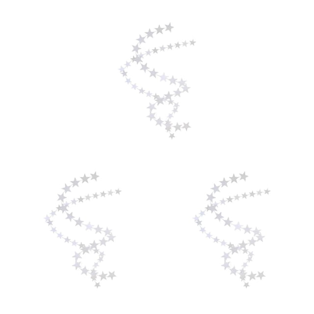 Injueey 1 Juego de decoraciones para fiestas, interesantes, exquisitas, pequeñas estrellas colgantes pequeñas para interiores, accesorios de estrellas Type1 NO1 Injueey CBP375962