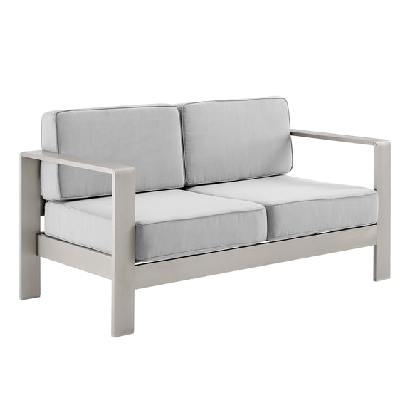 Key Largo Outdoor Anodized Grey 2 Seater Sofa