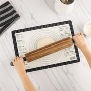 Thyme & Table Double-Sided Easy Clean Silicone Baking Mat with Measurements, 11.6 x 16.6