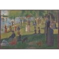 thumbnail image 3 of Georges Seurat 24x17 Black Modern Framed Museum Art Print Titled - Study for ‘A Sunday on La Grande Jatte’ (1884), 3 of 5
