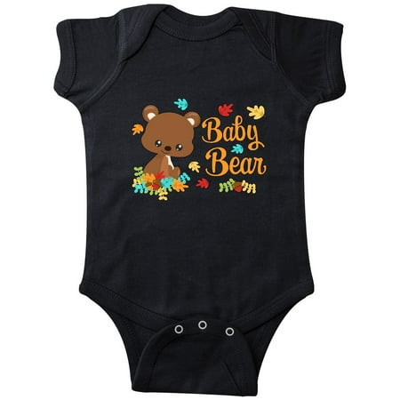 

Inktastic Baby Bear- autumn leaves Gift Baby Boy or Baby Girl Bodysuit