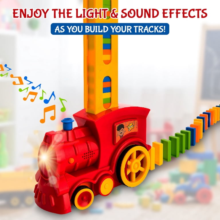Train Noel OBEST Train électrique Domino 200 Pièces, Avec Lères Et Musique Jeu De Train Electrique Adulte Train Noel OBEST Train électrique Domino 200 Pièces, Avec Lères Et Musique Jeu De Train Electrique Adulte