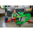 thumbnail image 3 of Hot Wheels Monster Trucks Sharks vs. Dinos Dragon Destruction Playset & 2 Toy Trucks, 3 of 7