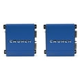 thumbnail image 1 of Crunch PowerDriveX 1000 Watt 2 Channel Exclusive Blue A/B Car Amplifier (2 Pack), 1 of 12