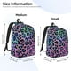 thumbnail image 2 of Easygdp Rainbow Animal Skin Mochila de Lona Resistente para Laptop, Compatible con Laptops de 15 a 17 pulgadas, Ideal para Escuela, Trabajo y Viajes-Medium, 2 of 5