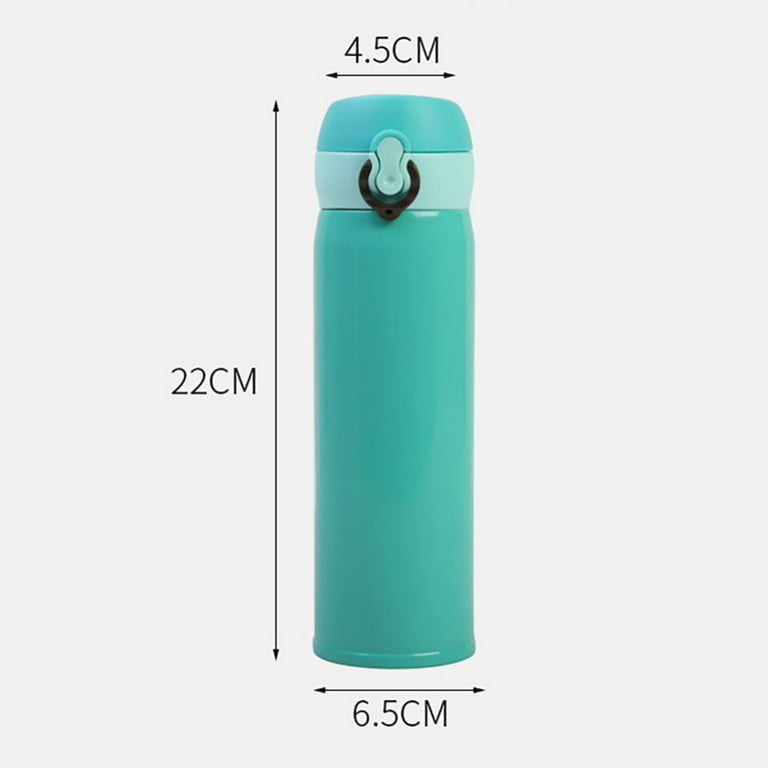 Stainless Steel Water Bottle, Double Walled Vacuum Flask Thermo, Insulated Flask for Hot Cold Drinks, Travel Coffee Mug, Sports Water Bottle Leakproof