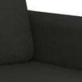 thumbnail image 3 of vidaXL 2 Piece Sofa Set with Cushions Black Fabric, 3 of 6