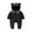 Black, variant on XBASW Infant Baby Winter down Jumpsuit for Girls Boys Hooded Snowsuit Lightweight Puffer Bodysuit Jacket 3M-18M
