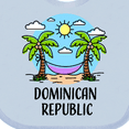 thumbnail image 4 of Inktastic Summer Vacatoion in the Dominican Republic Boys or Girls Baby Bib, 4 of 4