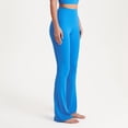thumbnail image 2 of SWSMCLT Women's Flares Yoga Pants Workout Bell Soft Elastic Waist Casual Pants Sweatpants High Waisted Boot Cut Blue Medium, 2 of 4