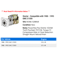 thumbnail image 2 of Starter - Compatible with 1988 - 1995 GMC C1500 1989 1990 1991 1992 1993 1994, 2 of 2