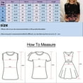 thumbnail image 3 of WEAIXIMIUNG T-Shirts Graphiques pour Femmes Motif de la Saint-Valentin Imprimé Manches Trois-Quarts Col Rond Tee Shirt Blouse, 3 of 4