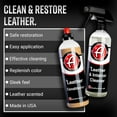 thumbnail image 2 of Adam's Polishes Leather Care Kit - Leather Cleaner & Conditioner Car Cleaning Supplies | UV Protection for Interior Accessories Steering Wheel Seat Dash Vinyl Shoe Polish Jacket, 2 of 8