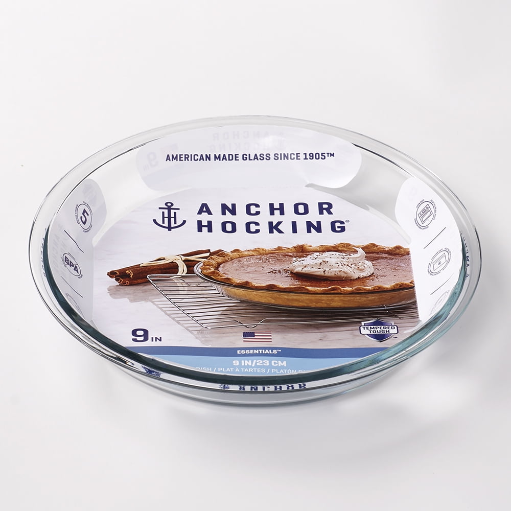 Anchor Hocking 49367 Pie Plate Glass 9 