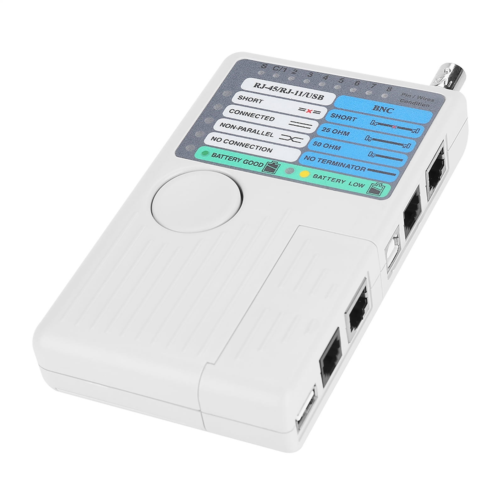 Network Tester Kit, Network LAN Cable Tester Low Battery Indicator