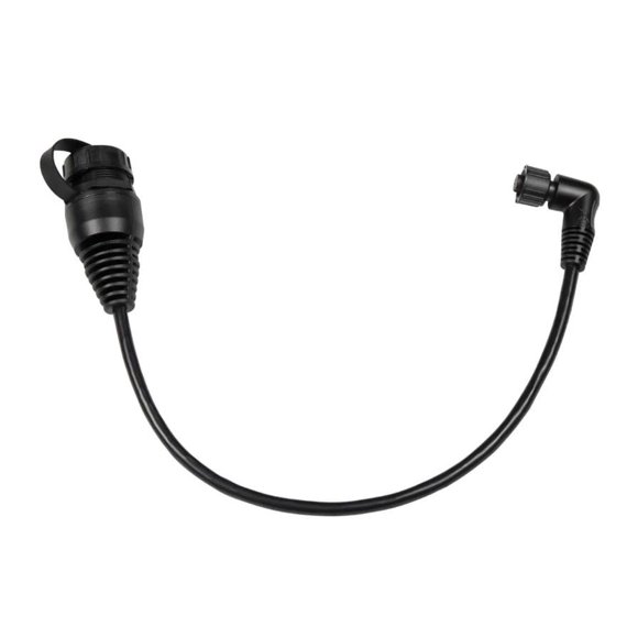 Garmin Marine Network Adapter Cable 010-13094-00 Small Female Right Angle To Large Female; Black; Compatible With GMR Fantom Series Radar Antenna