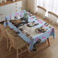 thumbnail image 2 of French Bulldogs Rectangle Tablecloth 60"x84",Waterproof Polyester Rectangle Table Cloth, Wipeable Spillproof Polyester Tablecloth for Dining, Camping, Indoor and Outdoor, 2 of 5