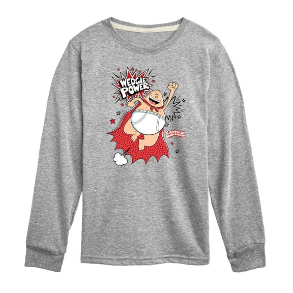 Captain Underpants - Wedgie Power - Toddler & Youth Long Sleeve Graphic T-Shirt