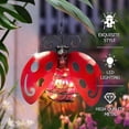 thumbnail image 4 of 2 Pack Solar Ladybug Hanging Lantern Waterproof LED Outdoor Decor Light for Patio Garden Yard Pathway Balcony Porch Backyard, 4 of 6