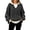 Dark Gray, variant on Casual Crew Neck Faux Two-Piece Sweater for Women Soft Comfortable Knit Perfect Layering Look